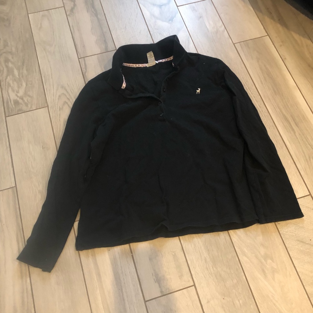 Old navy stretch collared long sleeve top 1x